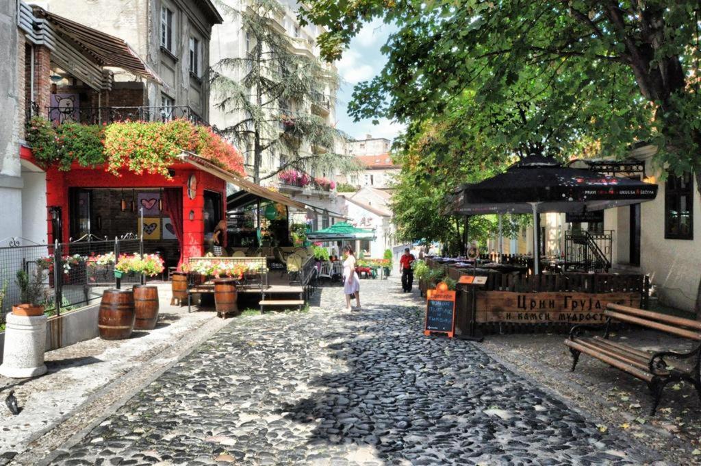 IV Skadarlija Lägenhet Belgrad Exteriör bild