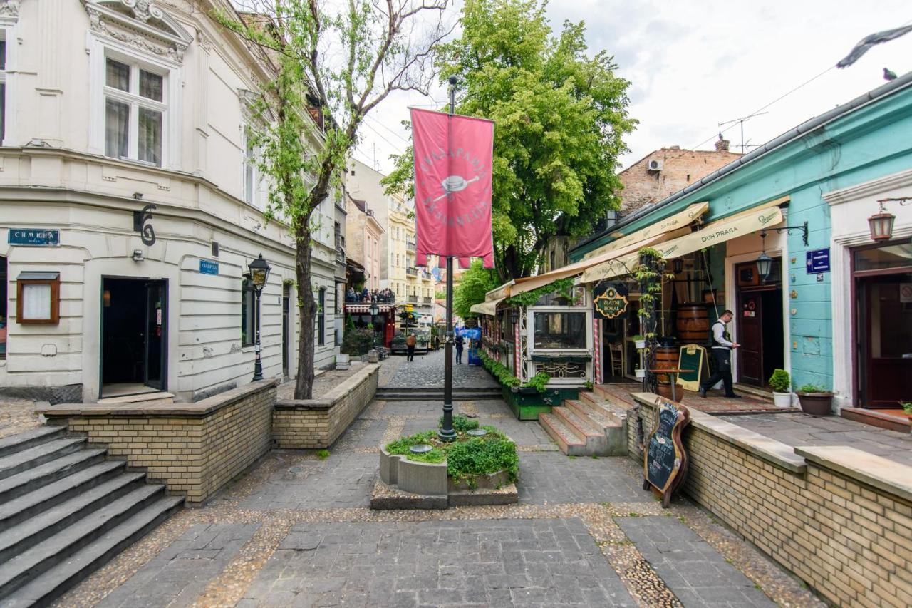 IV Skadarlija Lägenhet Belgrad Exteriör bild